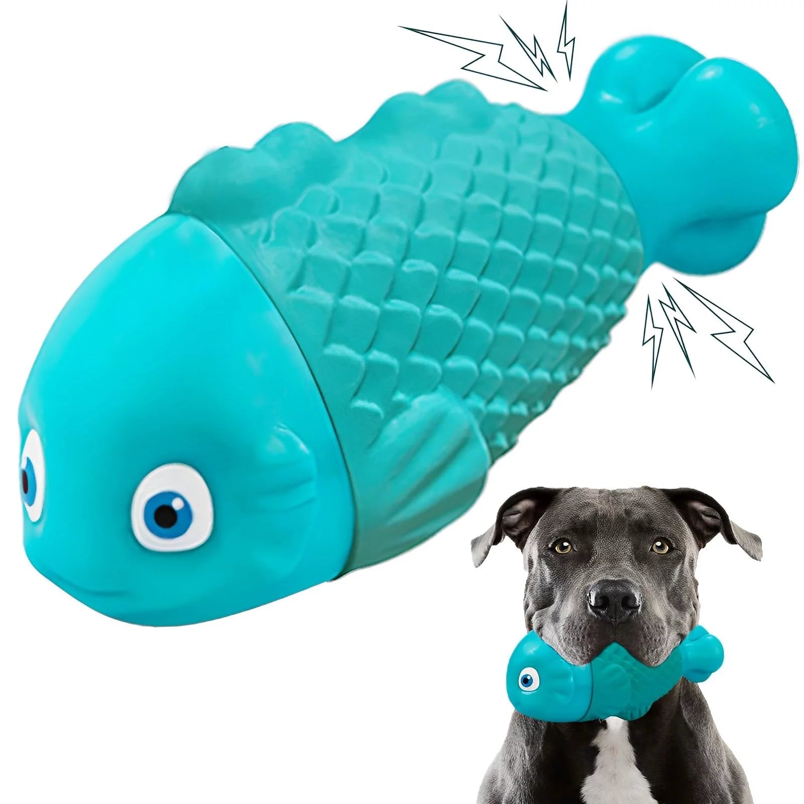 Dog Chew Toys for Aggressive Chewers, Indestructible Dog Toys for Aggressive Chewers, Tough Dog Toys for Large Dogs, Squeaky Dog Toys, Strong Dog Toys, Super Chewer, Heavy Duty