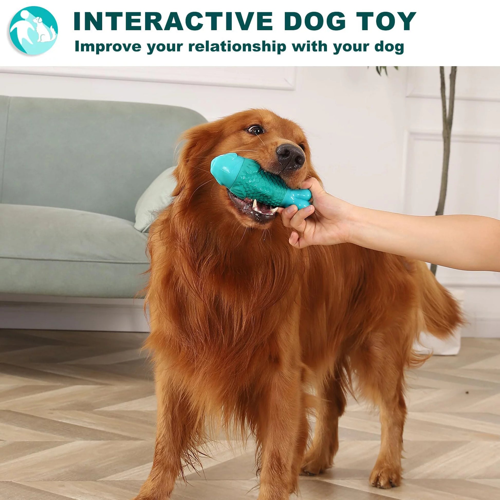 Dog Chew Toys for Aggressive Chewers, Indestructible Dog Toys for Aggressive Chewers, Tough Dog Toys for Large Dogs, Squeaky Dog Toys, Strong Dog Toys, Super Chewer, Heavy Duty