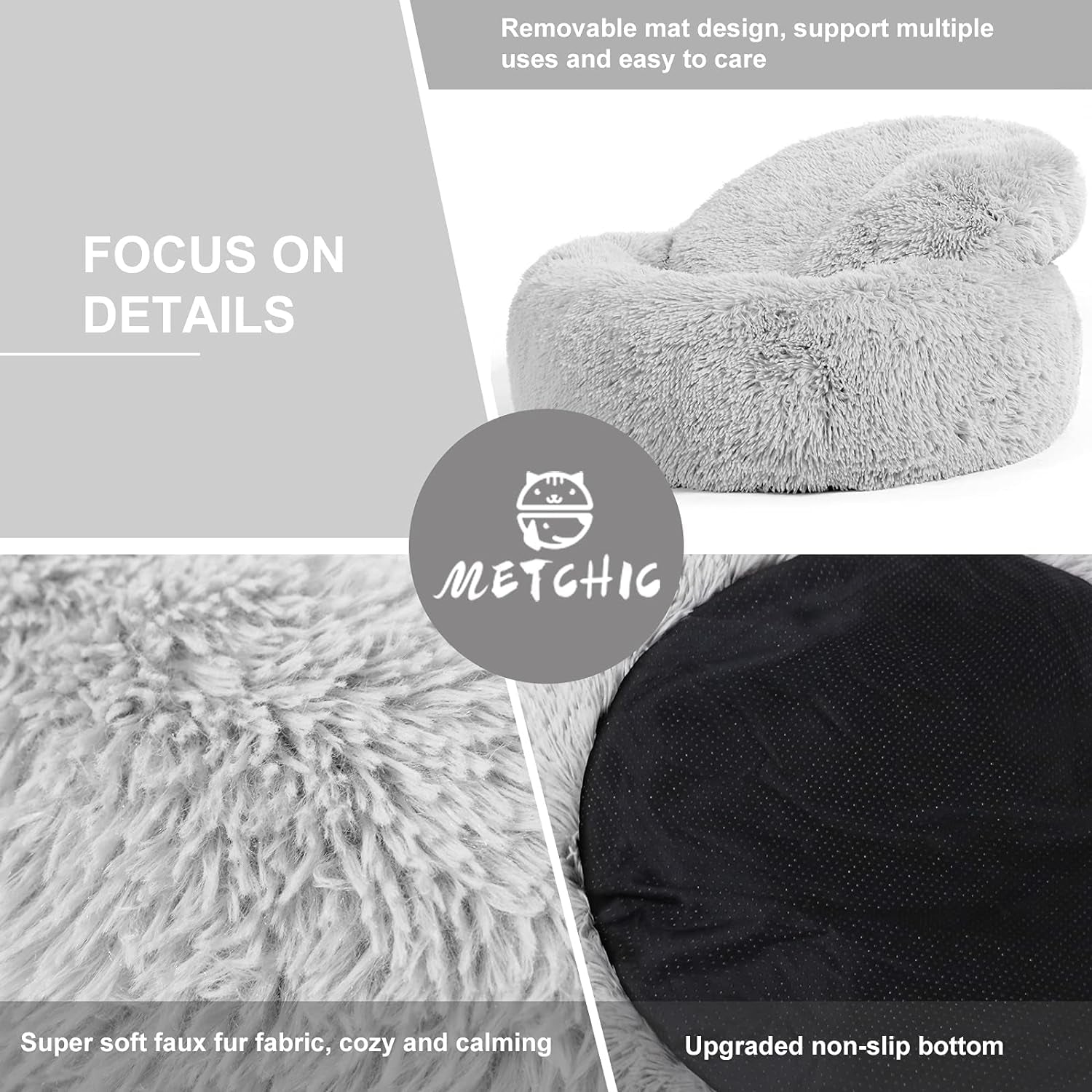 Calming Dog Beds Large Dogs, Anxiety Dog Beds Medium Dogs, Dog Cuddler Beds Small Dogs, 30''