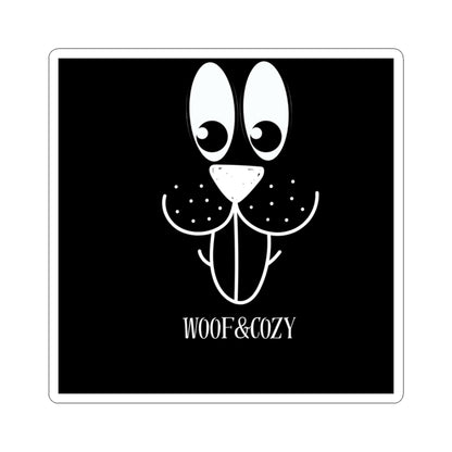Adorable Animal Face Kiss-Cut Stickers, Cute Laptop Decor, Pet Lover Gifts, Fun Wall Art, Unique Stationery Accents