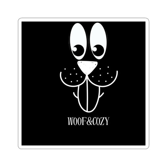 Adorable Animal Face Kiss-Cut Stickers, Cute Laptop Decor, Pet Lover Gifts, Fun Wall Art, Unique Stationery Accents