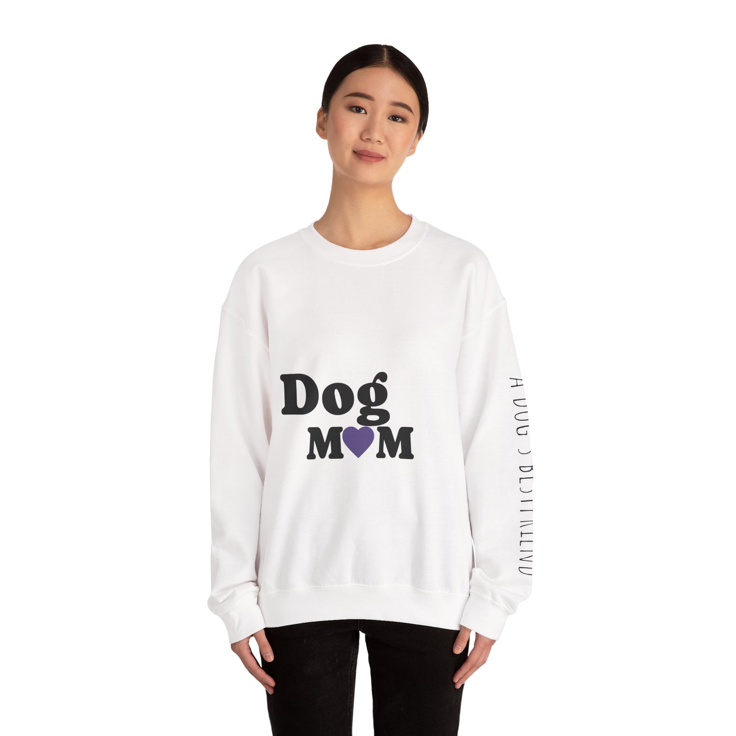 Dog Mom Crewneck Sweatshirt | Gift for Dog Lovers, Cozy Apparel for Pet Owners, Casual Style, Dog-Themed Clothing, Pet Lover Gift