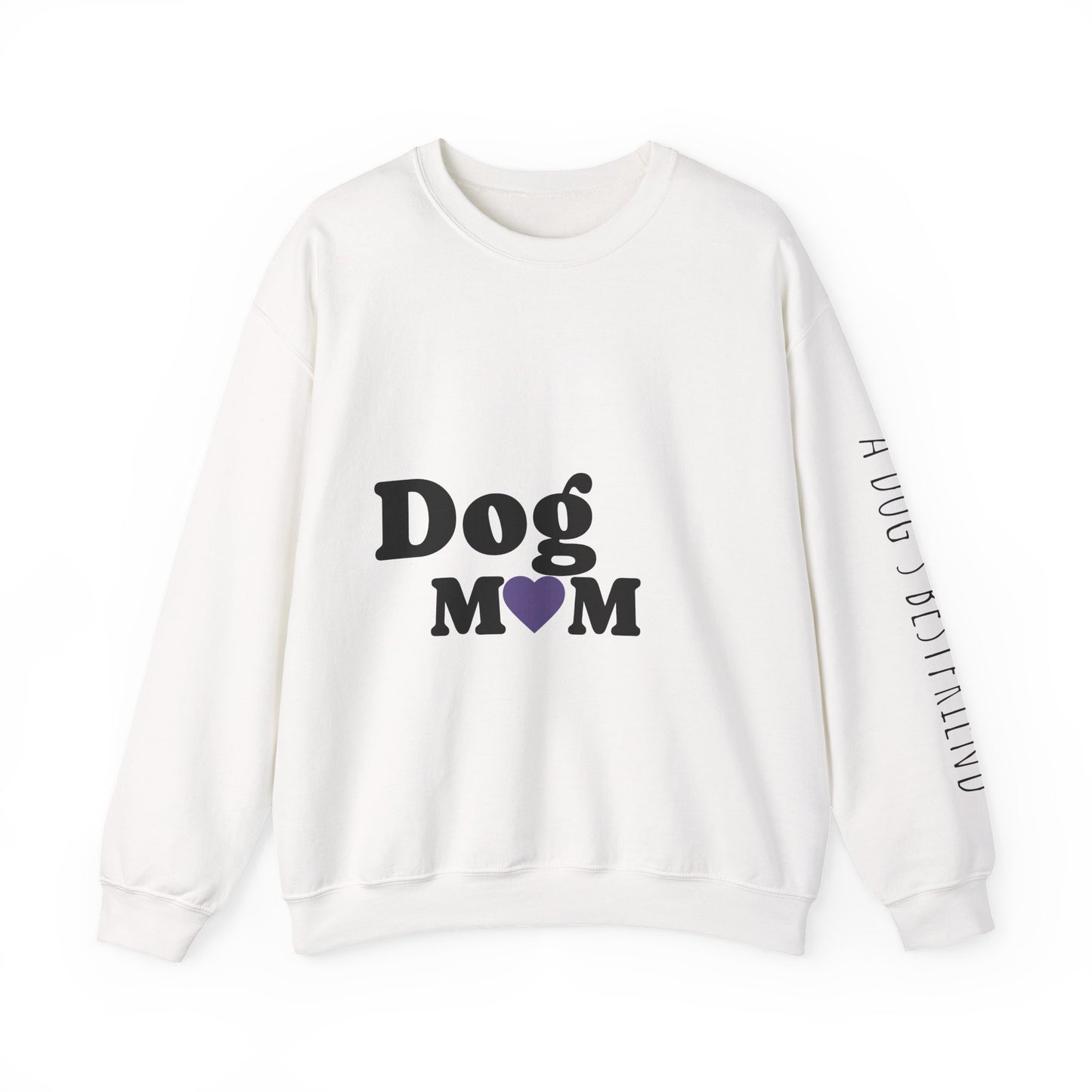 Dog Mom Crewneck Sweatshirt | Gift for Dog Lovers, Cozy Apparel for Pet Owners, Casual Style, Dog-Themed Clothing, Pet Lover Gift